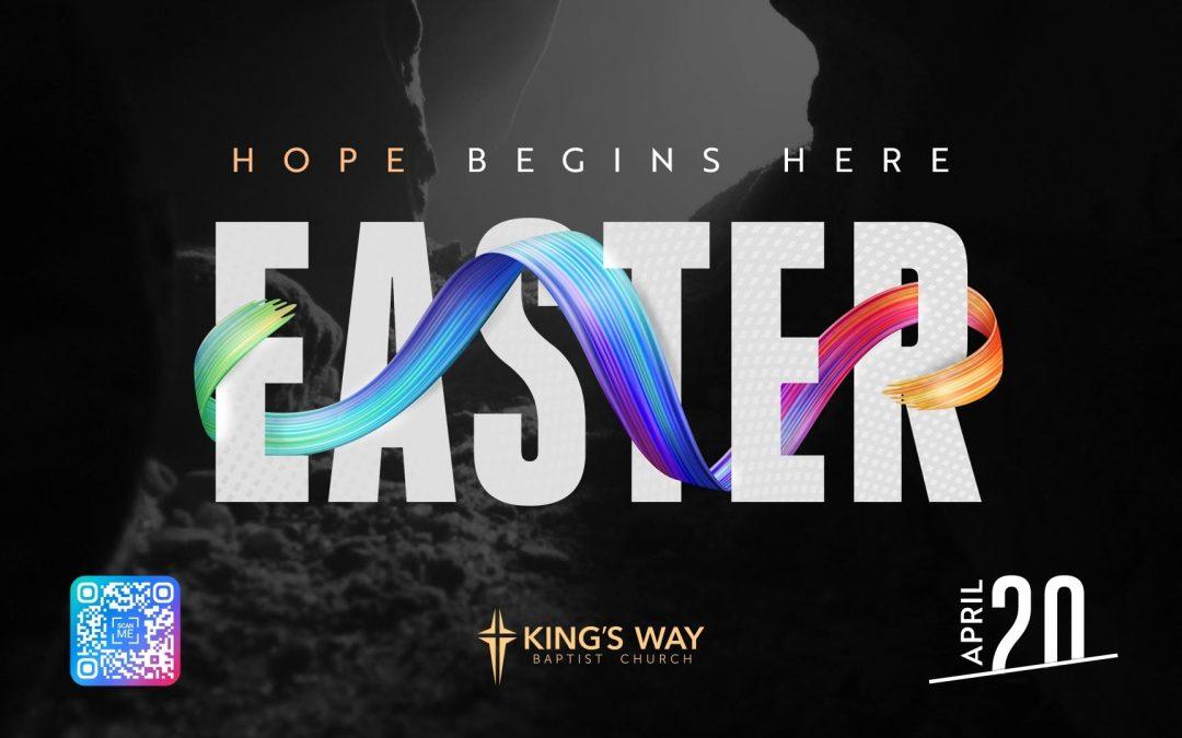 Easter 2025 – April 20th @ 10:30